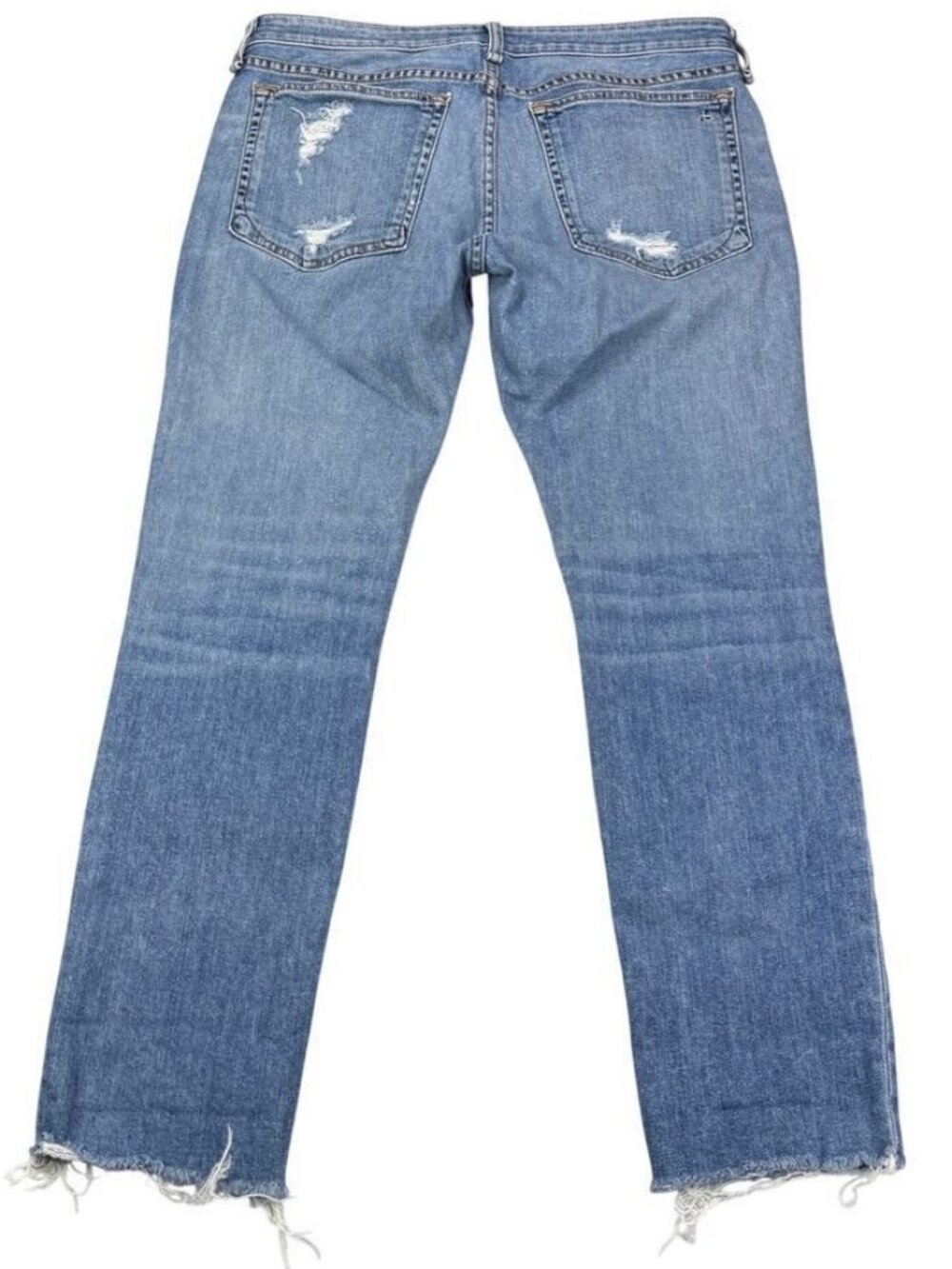 Rag & Bone Distressed Dre Low Rise Ankle Slim Boyfriend - Picture 3 of 8